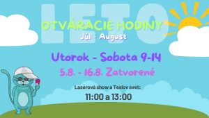 letné otváracie hodiny