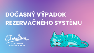 Rezervačný systém je dočasne mimo prevádzky